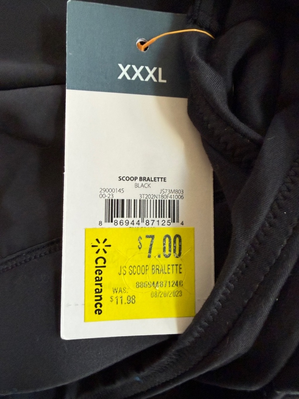 Everyday Comfort Wireless Bralette - Black Joyspun XXXL - Picture 3 of 3